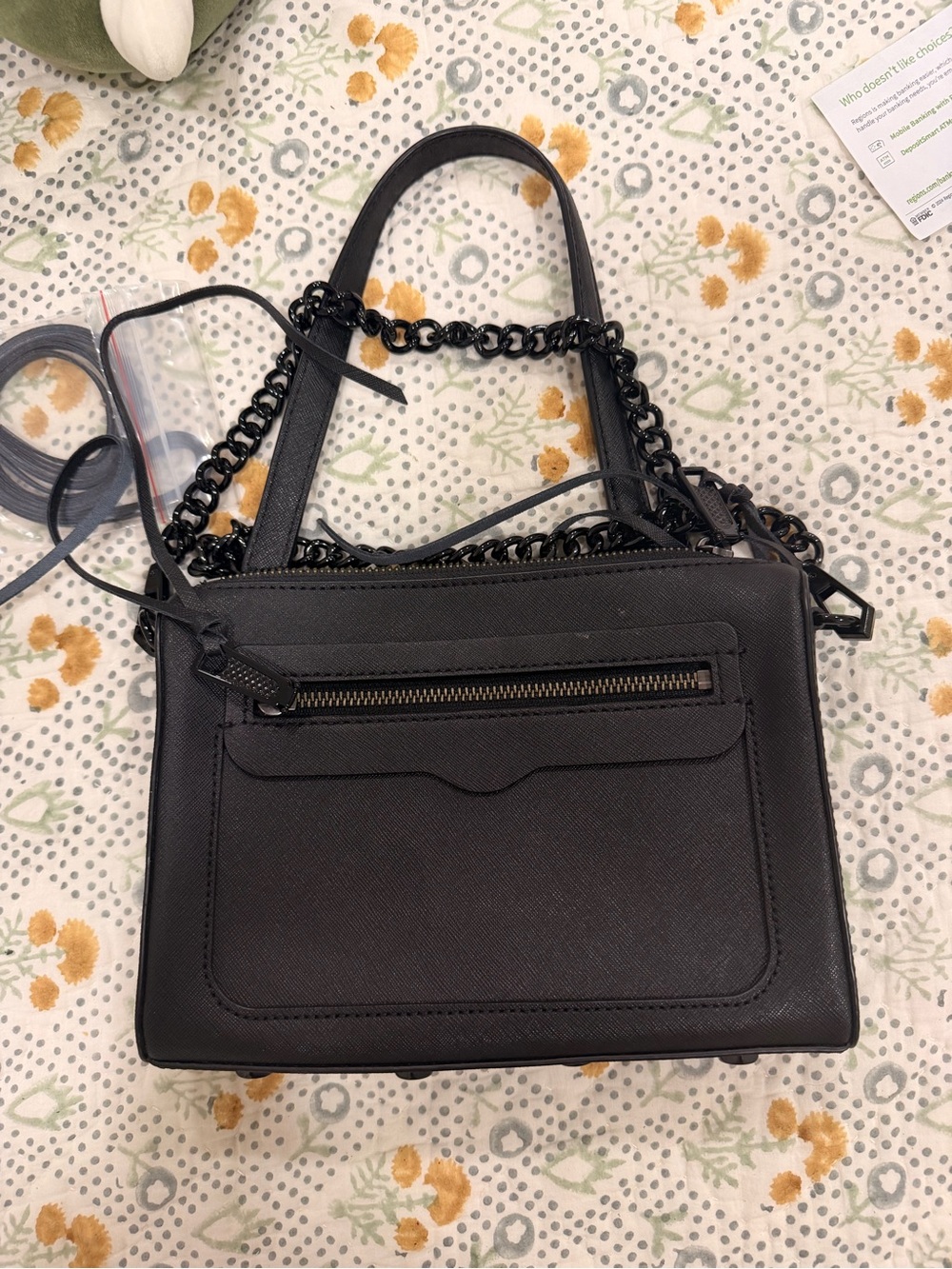 Rebecca minkoff Women’s Black Chain Top-Handle Bag
